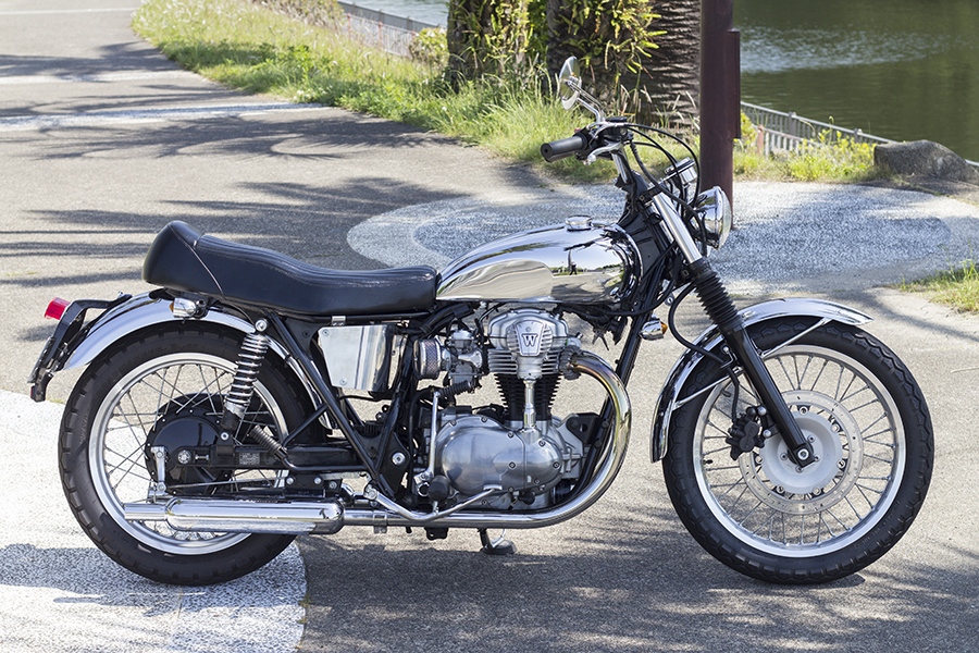 オンラインショップ】 W650 本革シート GAHOコラボモデル MOTORROCK